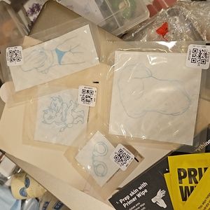 4 inkbox semi nsfw permanent tattoos set